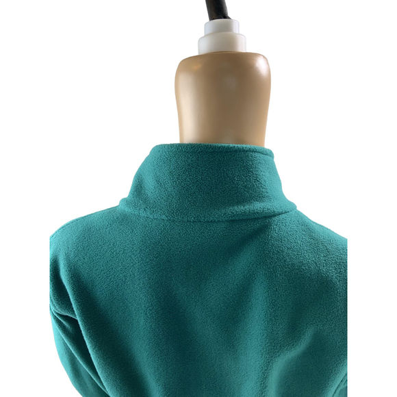 Cabela's Women's Fleece Jacket Teal Long Sleeve Zip Closure Size SP Gorpcore - Picture 10 of 13